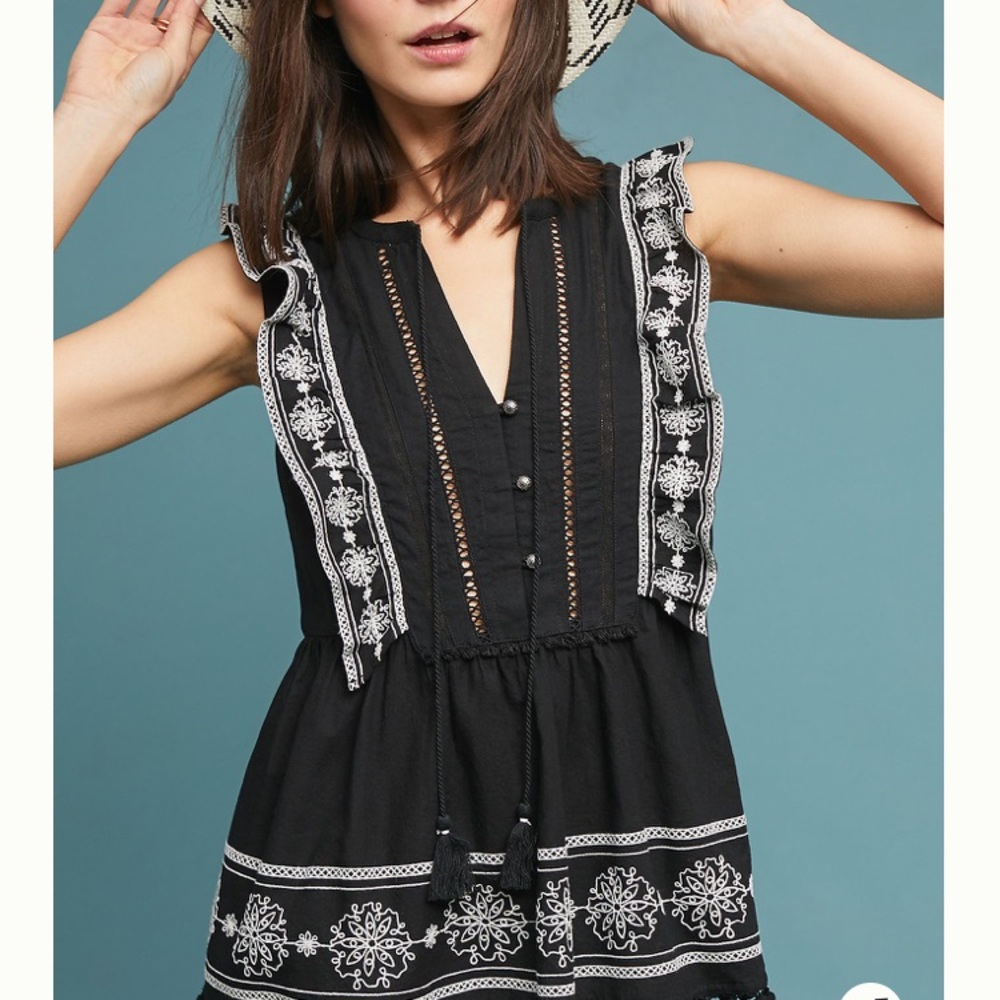 Anthropologie Adelina Blouse